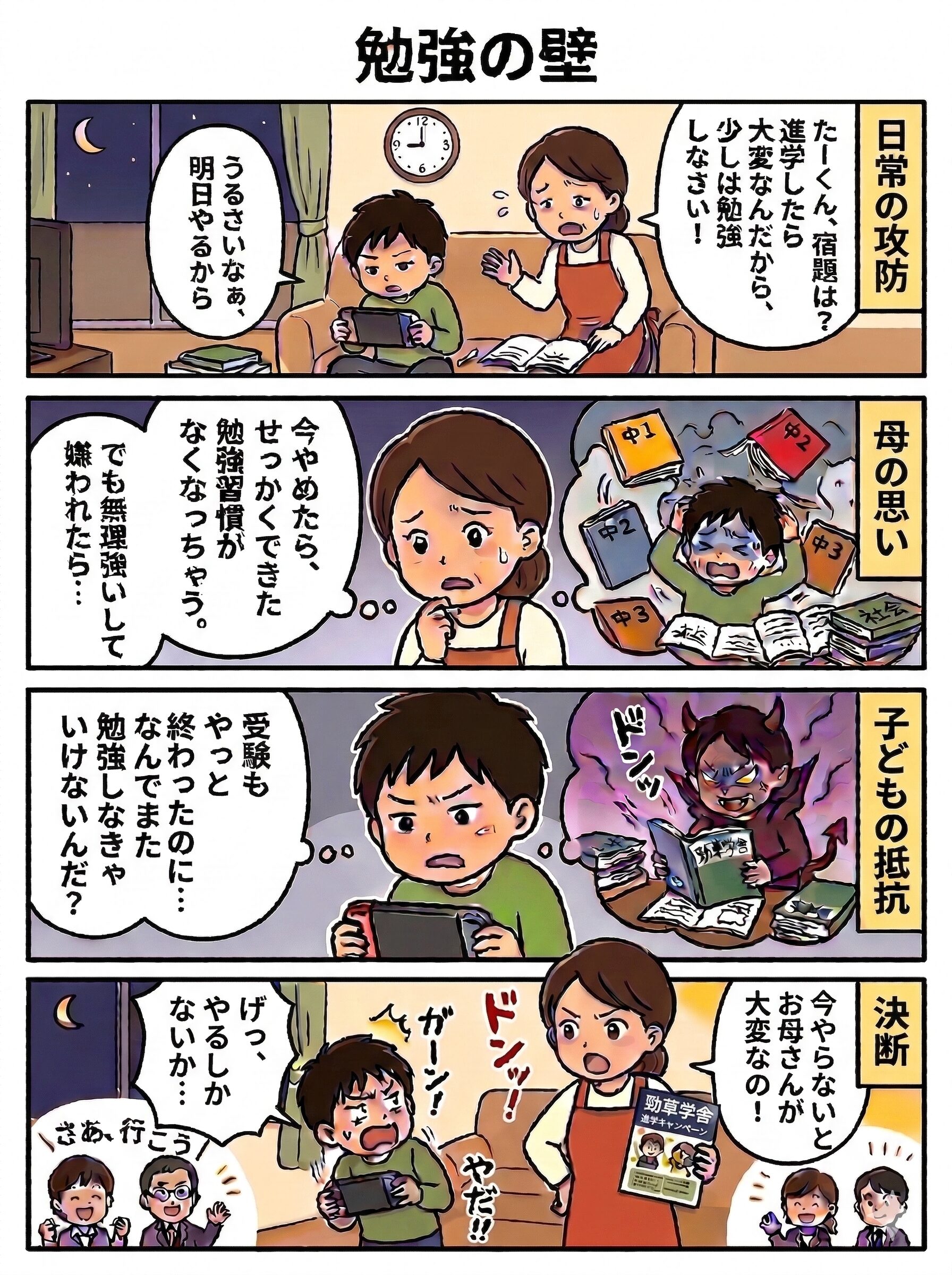 進学の春、「ちょっと塾休もうかな」という悪魔の囁きについてpage-visual 進学の春、「ちょっと塾休もうかな」という悪魔の囁きについてビジュアル