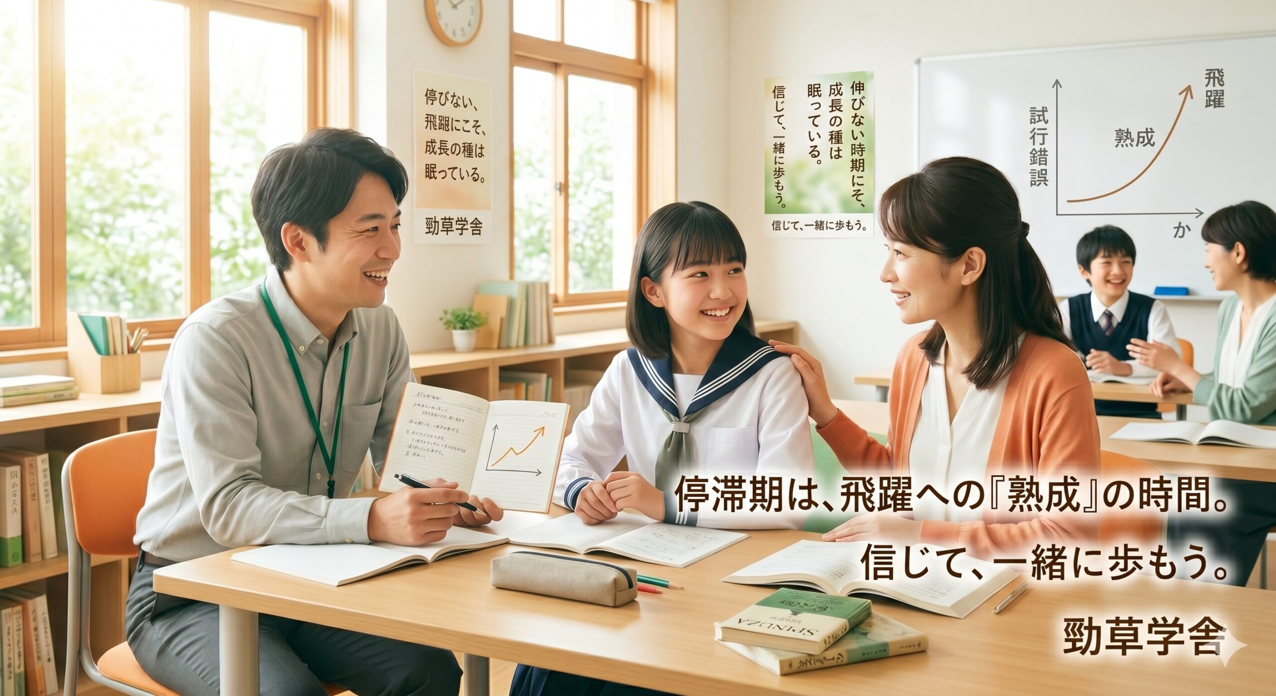 成績が「伸びない時期」にこそ、飛躍の種は眠っているpage-visual 成績が「伸びない時期」にこそ、飛躍の種は眠っているビジュアル